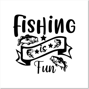 Fishing Is Fun Posters and Art